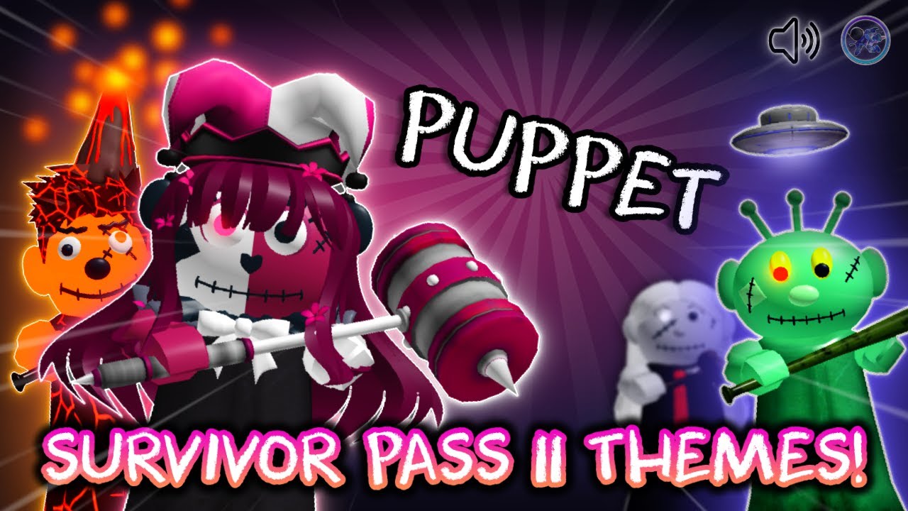All Pack 11 Survivor Pass Skin Themes ~ [Roblox Puppet]