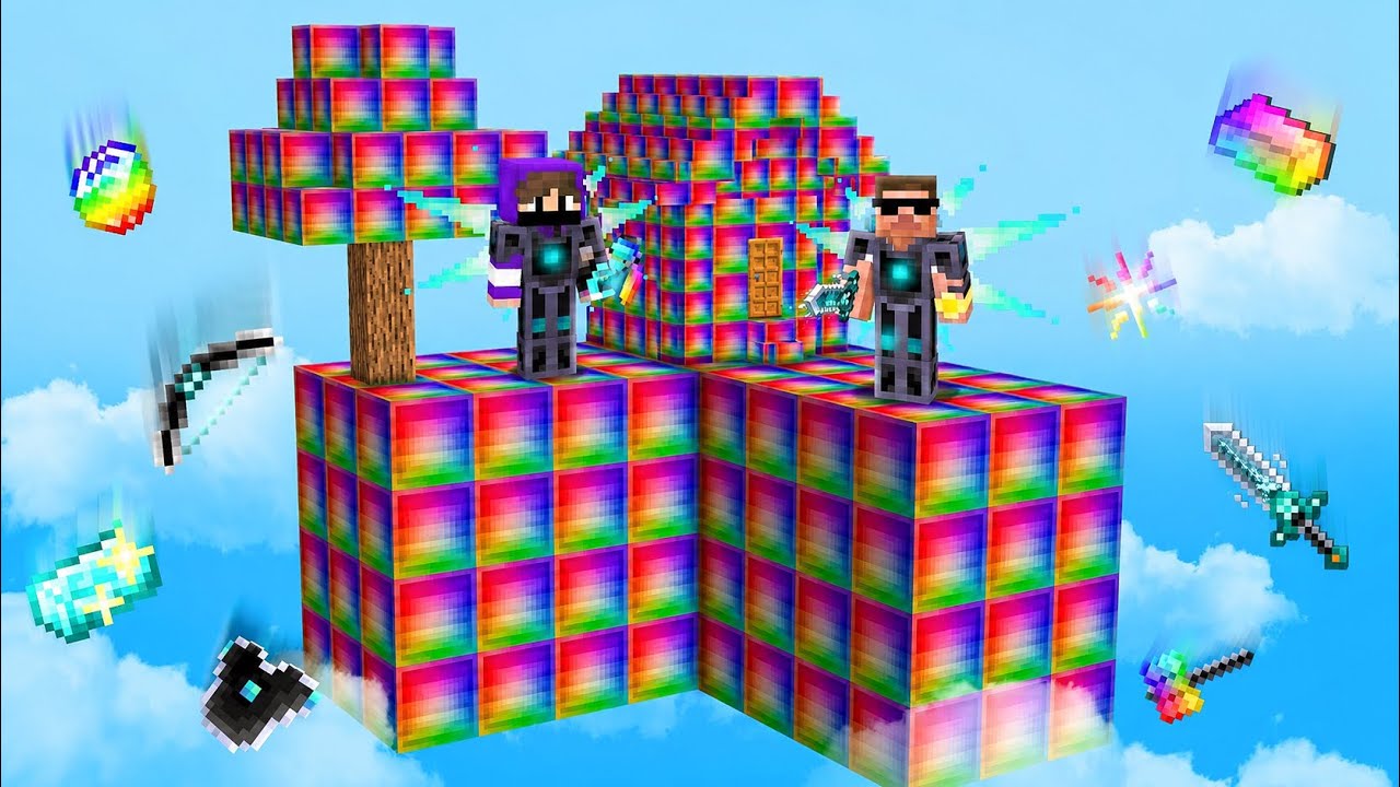 It Rains AVARITIA In One Block In Minecraft!
