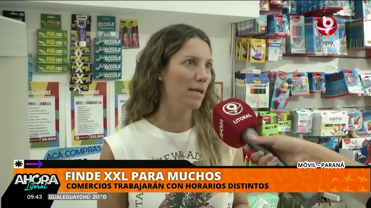 Comercios en Paraná: cómo trabajarán el finde largo