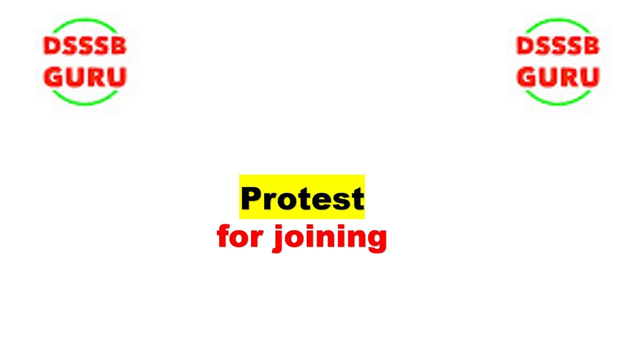 students protest for job 