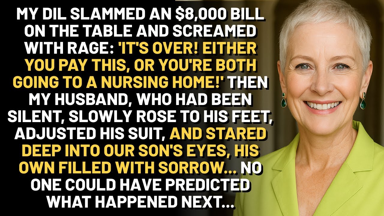 My Daughter-in-Law Told Us to Go to a Nursing Home What My Husband Did Next Left Everyone Speechless