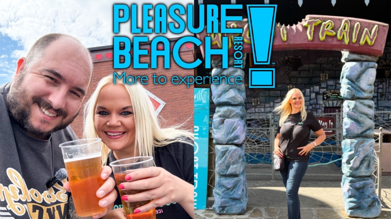 A Busy Blackpool Pleasure Beach In School Trip Season!