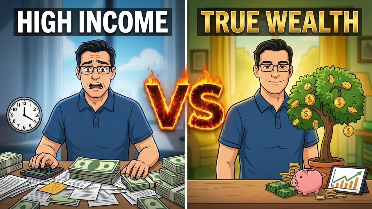 High Income Doesn't Equal Wealth | Here's Why