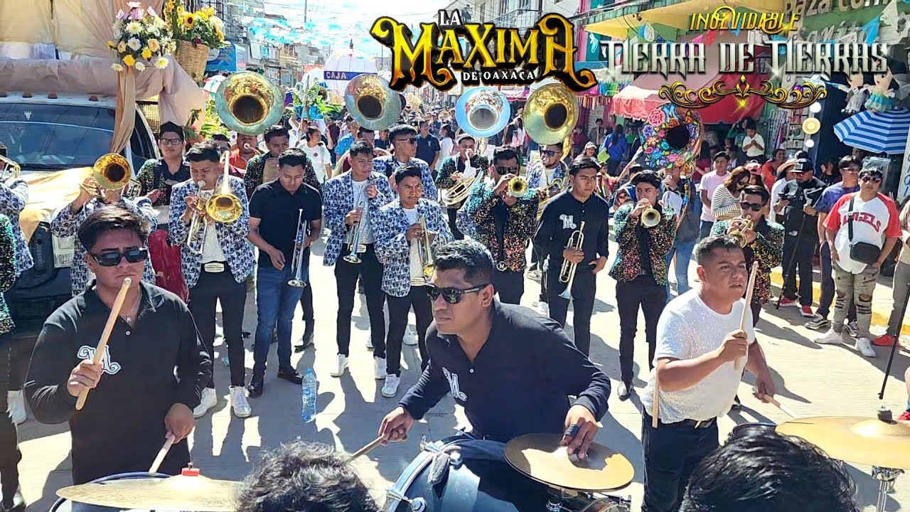 LLEGADA DE BANDAS🎺TIERRAS DE TIERRAS Ft MAXIMA DE OAXACA🔥 CALENDA ASUNCIÓN NOCHIXTLAN 2024🤠📷