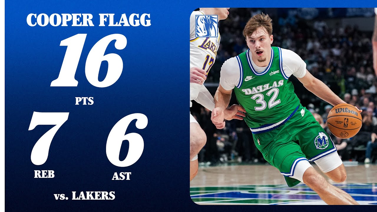 Cooper Flagg (16 PTS 7 REB 6 AST) vs. Los Angeles Lakers | January 24, 2026