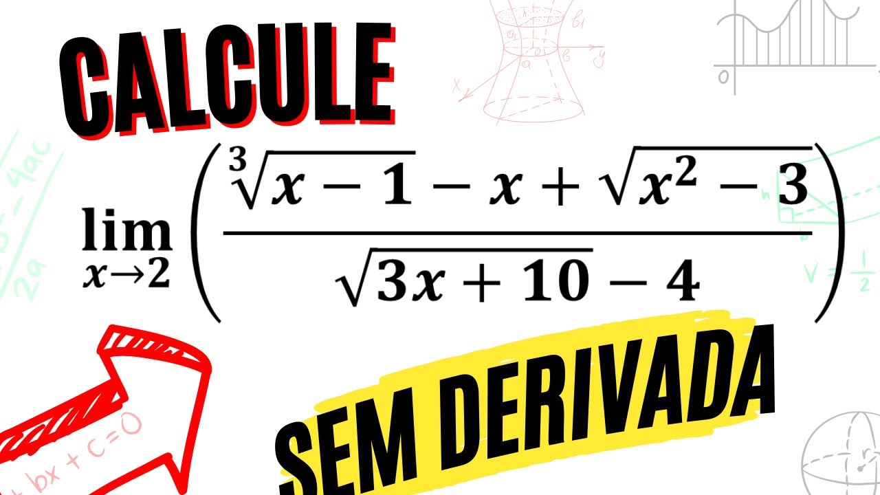 Limite Irracional de Zero Sobre Zero (Sem Derivadas)