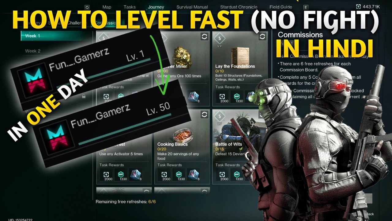 Once Human – 3 Fastest Tricks to Level Up: Earn 1k EXP per Minute! [In Hindi] #oncehuman