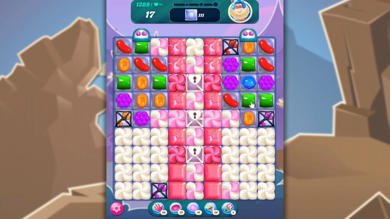 Candy Crush Saga LEVEL 1289 NO BOOSTERS (new version)🐟☑️