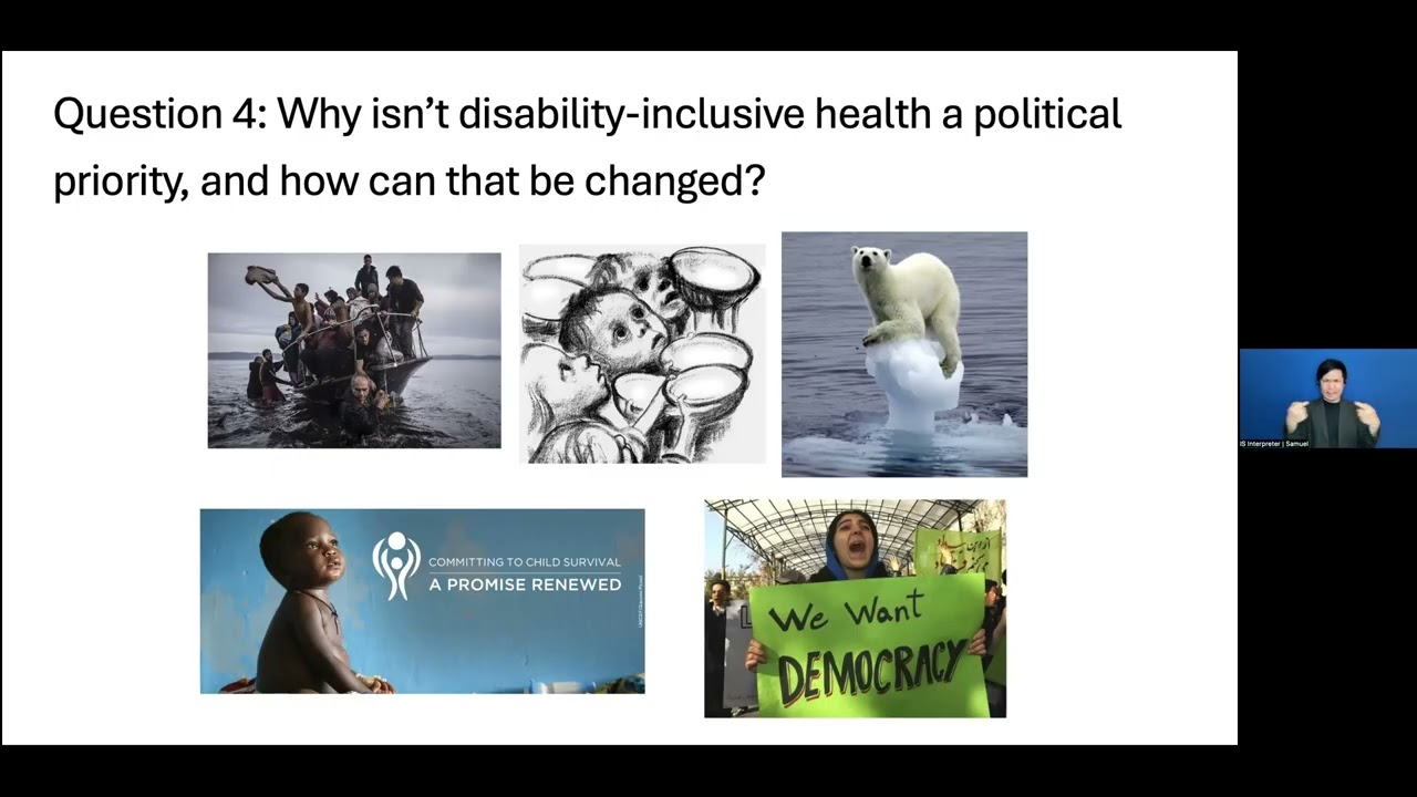 Session 2- OPD survey of the Lancet Commission on Health Equity for Persons with Disabilities.