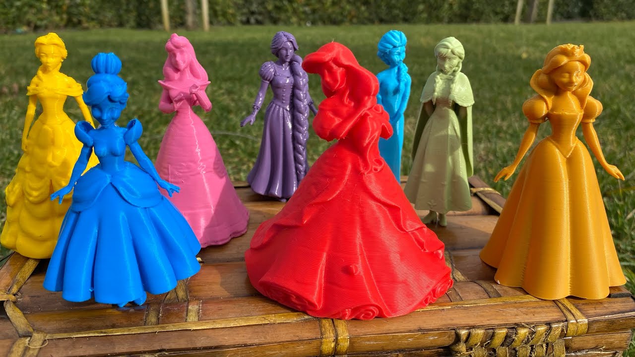 Cute Miniatures Disney Princess Frozen ELSA & Annall! elsa satisfying unboxing