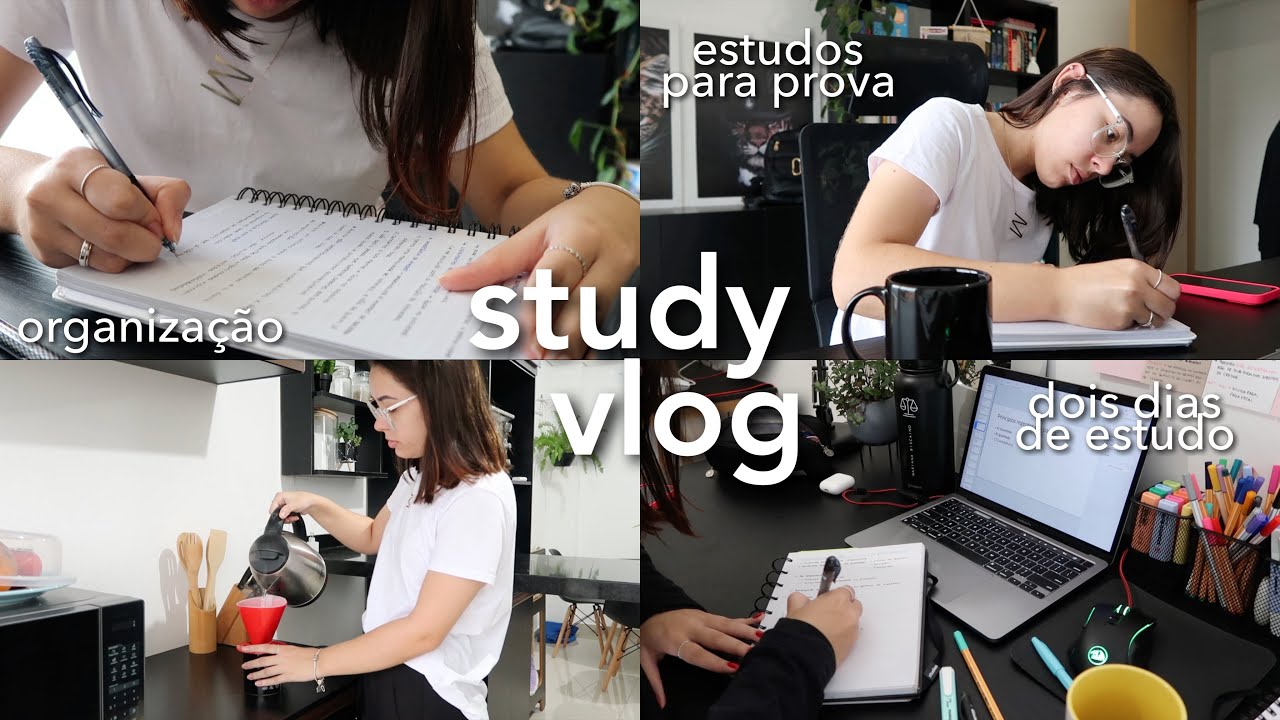 estudos para provas da faculdade de direito + minha organização no fim do semestre #studyvlog