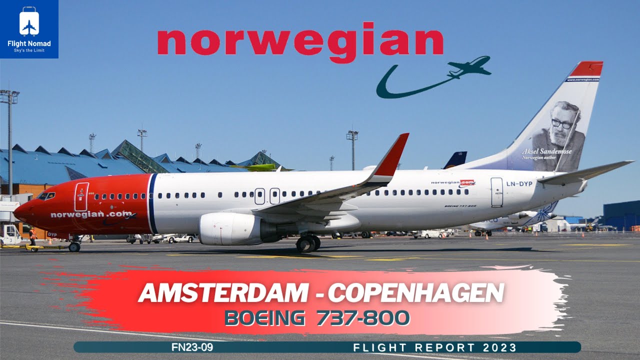 [Flight]  Amsterdam To Copenhagen With Norwegian Air Shuttle 737
