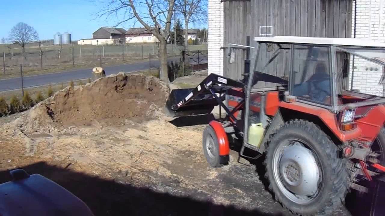 Wywóz ziemi Massey Ferguson Ursus HD