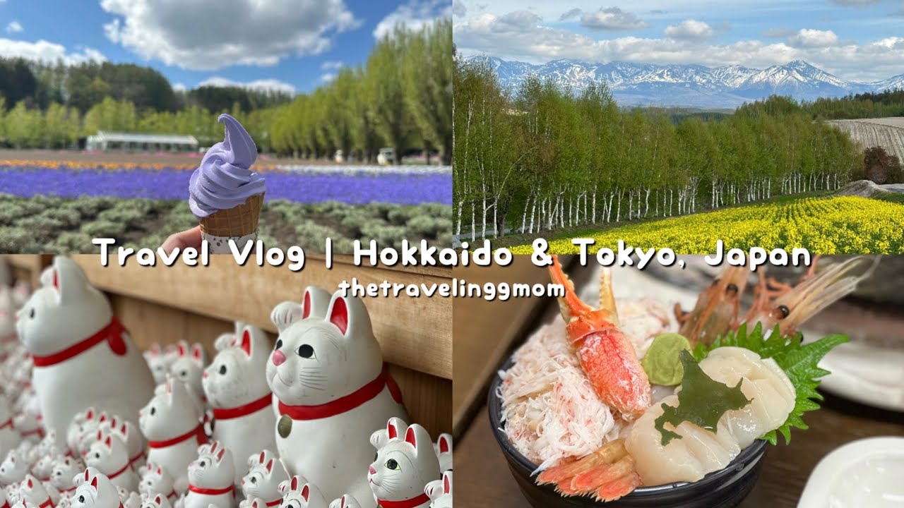 [VLOG] Family Trip to Hokkaido & Tokyo with Kids | Spring 2024 | Otaru | Hakodate | Furano | Sapporo