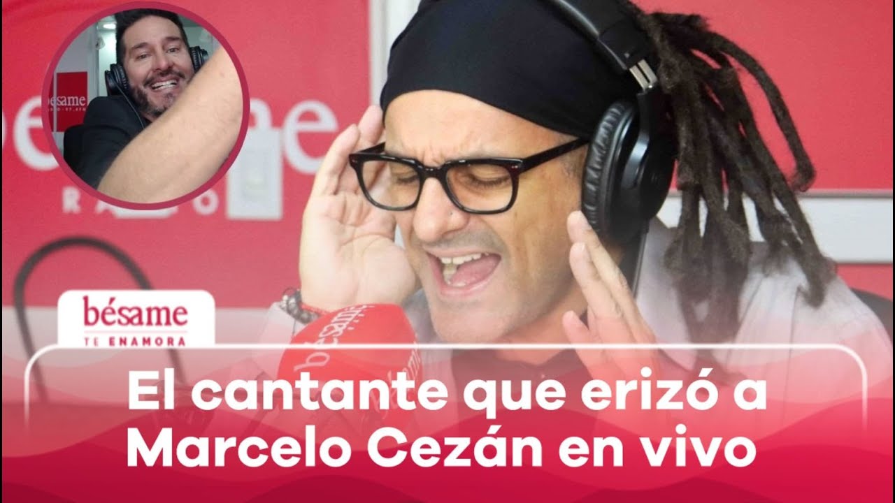 Huey Dunbar, el cantante que hizo erizar en vivo a Marcelo Cezán