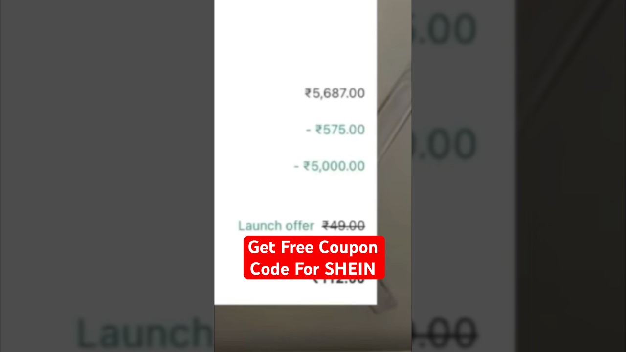 How To Get Free Coupon Code For SHEINE #shein #shorts