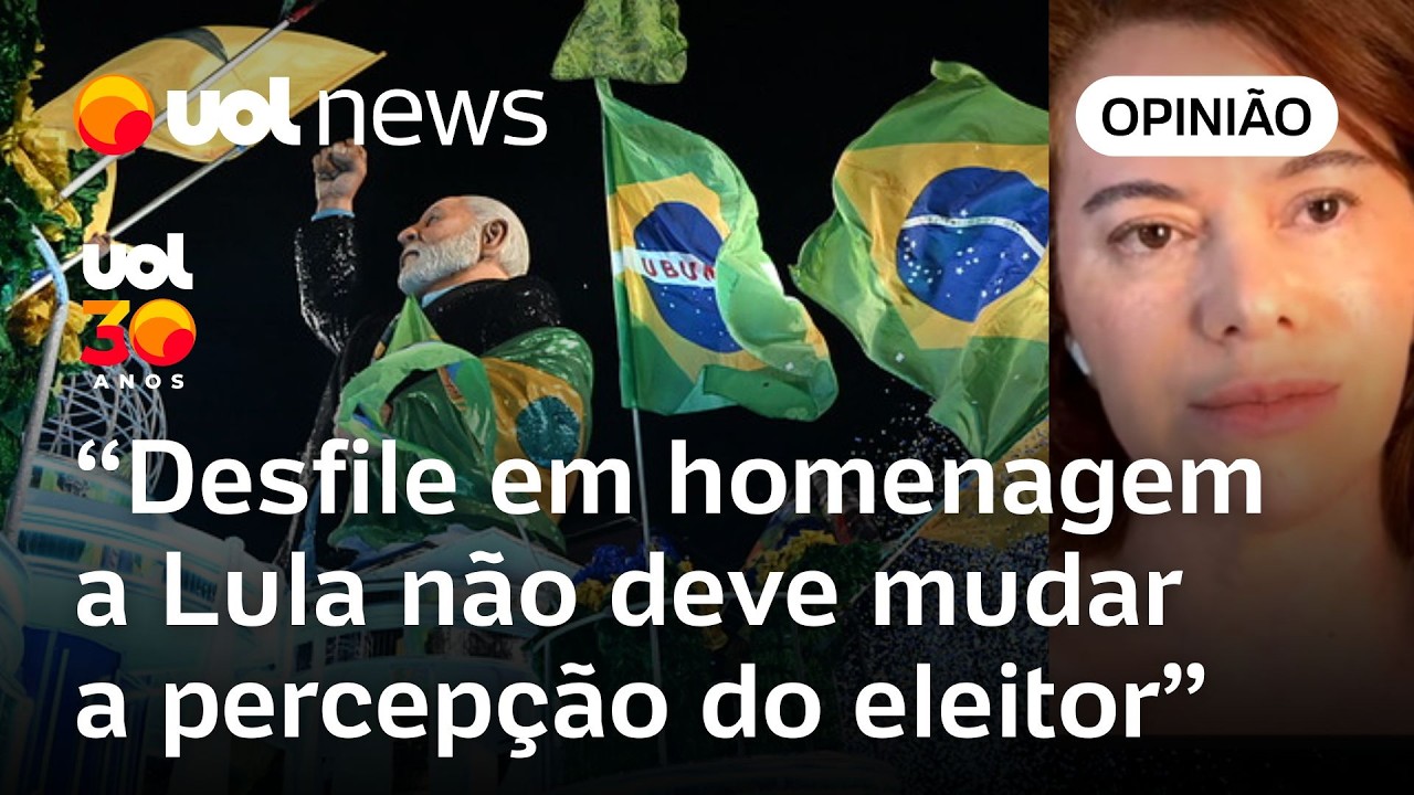 Desfile com homenagem a Lula não tem nenhum ganho eleitoral, opina professora