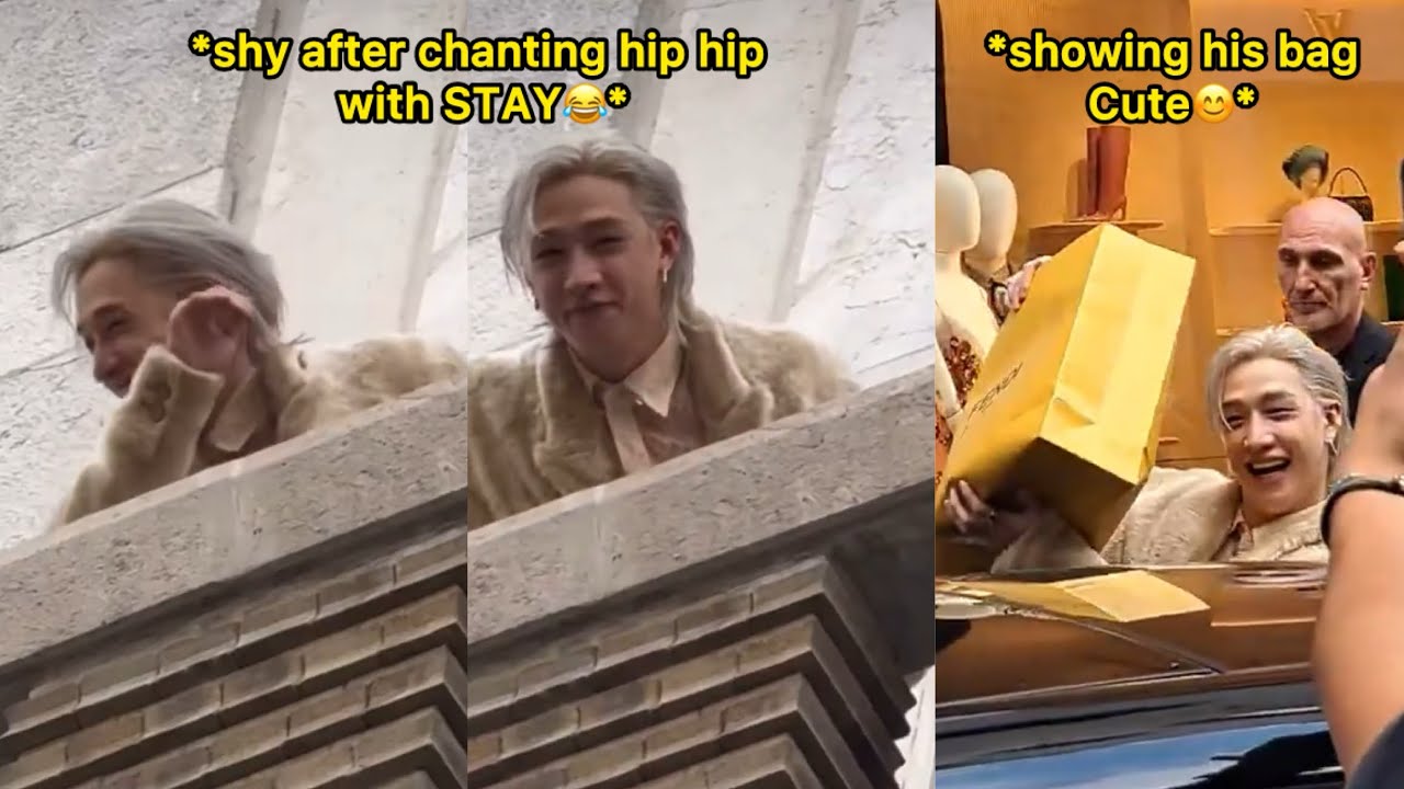 Stray Kids Bangchan в магазине Fendi в Милане