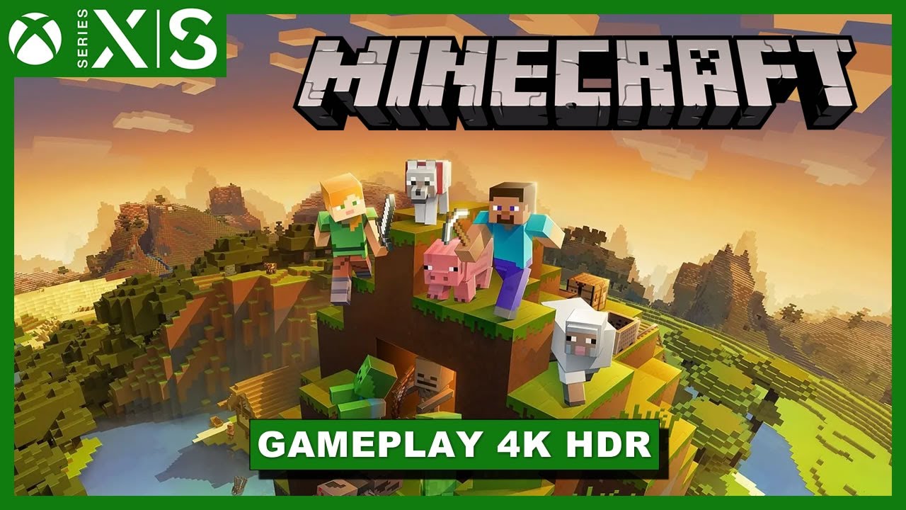 Minecraft Xbox Series X Gameplay 4K HDR