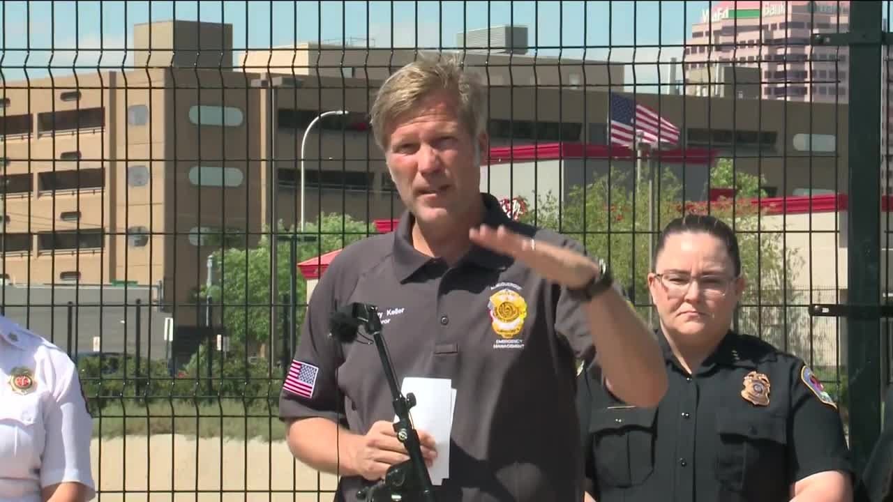Mayor and city officials provide updates on flood response in Albuquerque