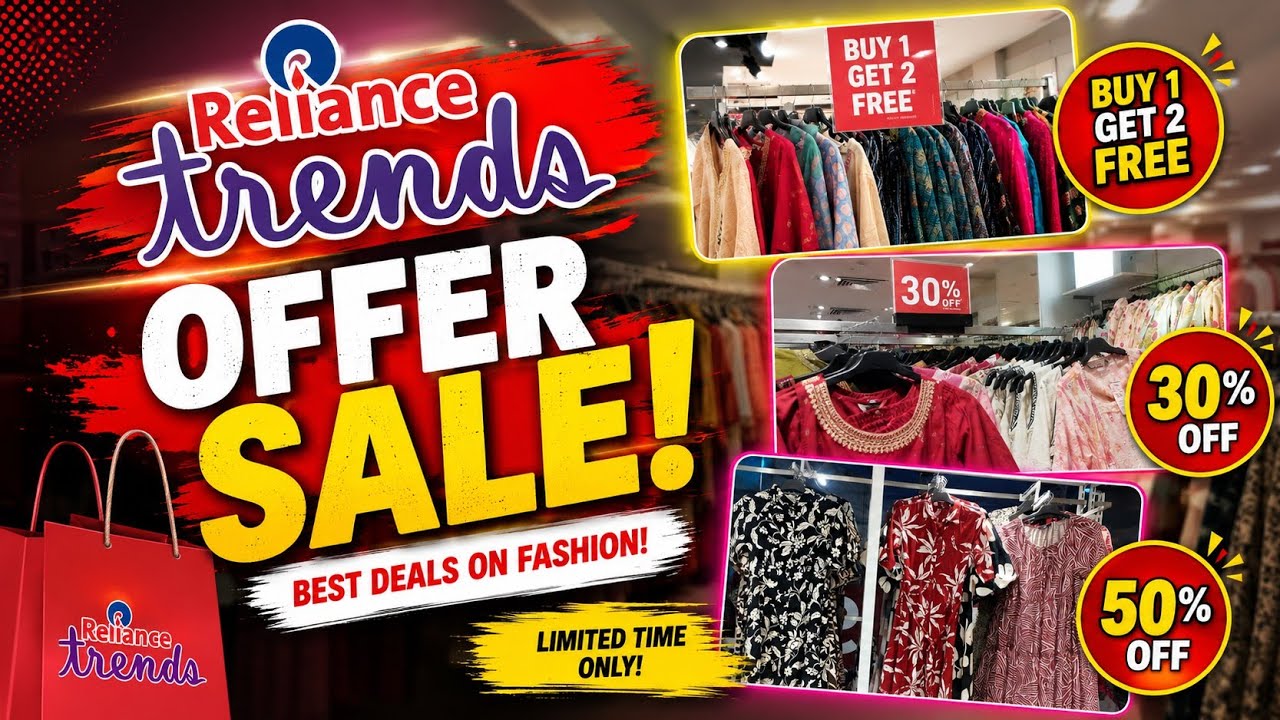 Reliance Trends Latest colletions and offers💕💕/😍Buy 1 Get 2 Free/Trends Sale/Flat 50% off