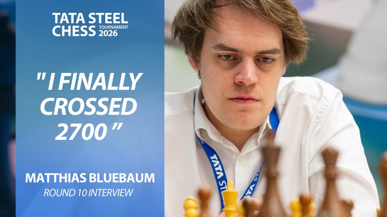 Интервью с Маттиасом Блюбаумом в 10-м раунде | Tata Steel Masters 2026
