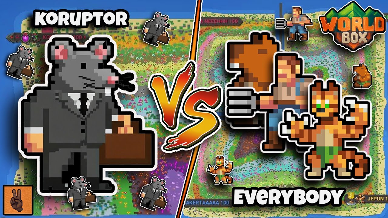 KORUPTOR VS EVERYBODY - WORLDBOX INDONESIA