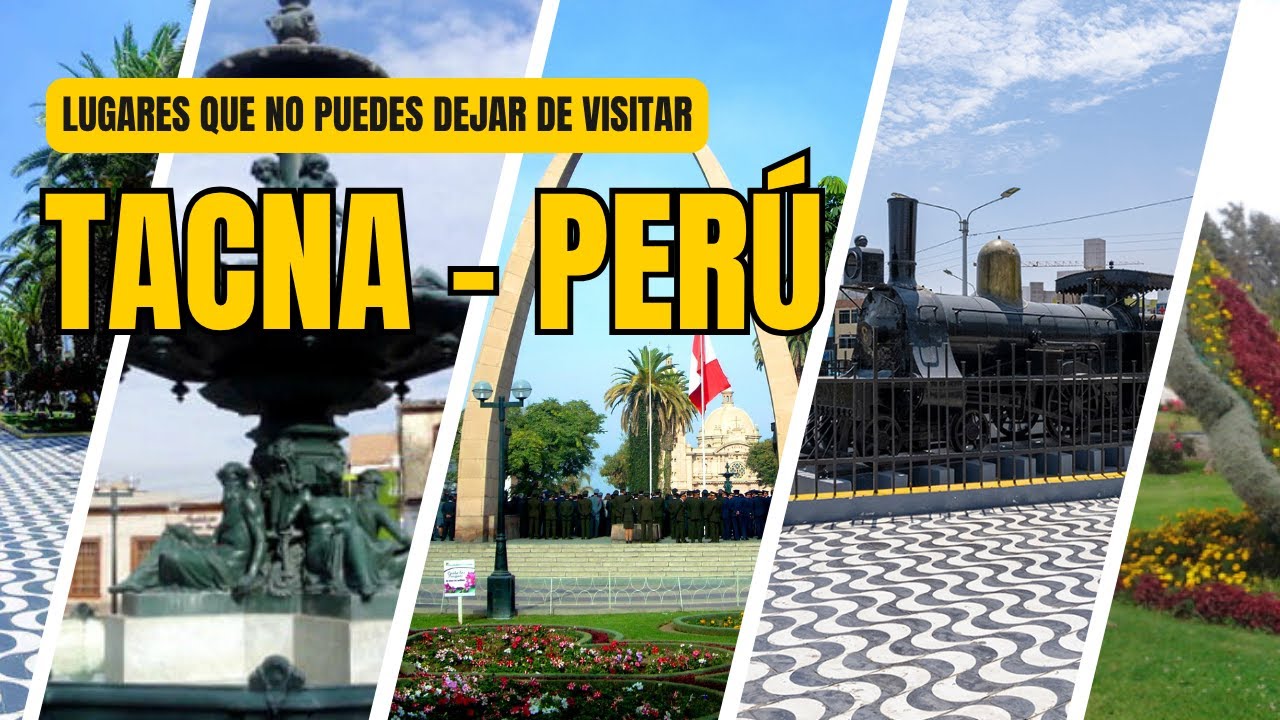 AS&Iacute; ES LA AVENIDA Y PLAZA MAS FAMOSA EN TACNA - PER&Uacute;