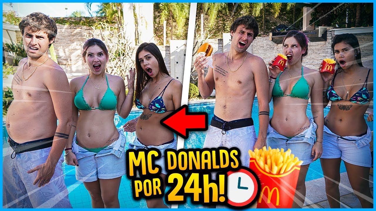 QUEM COMER MAIS MCDONALDS EM 24H GANHA 5000 R$!! [ REZENDE EVIL ]