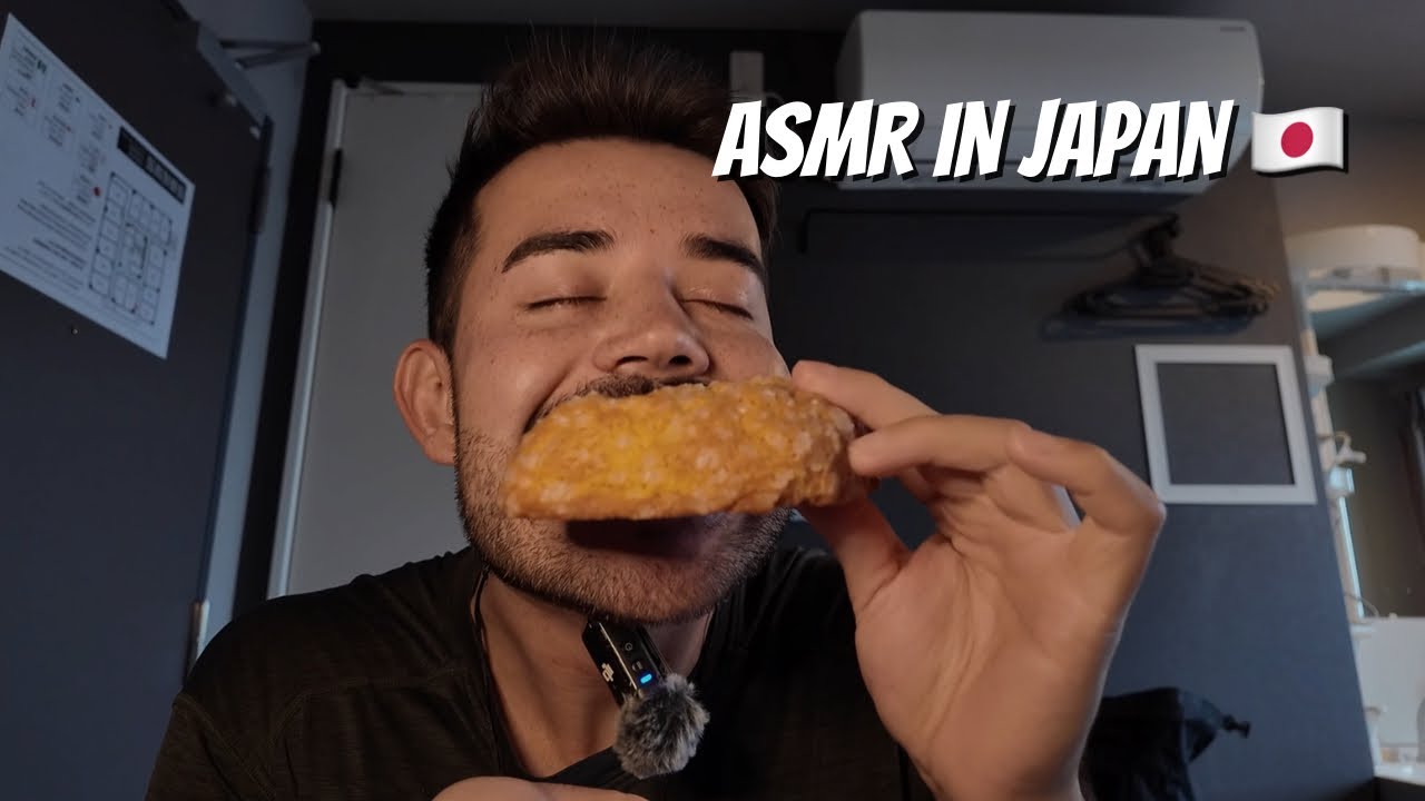 ASMR in Japan Convenience Store Mukbang  ( Cheesy Curry Bread )