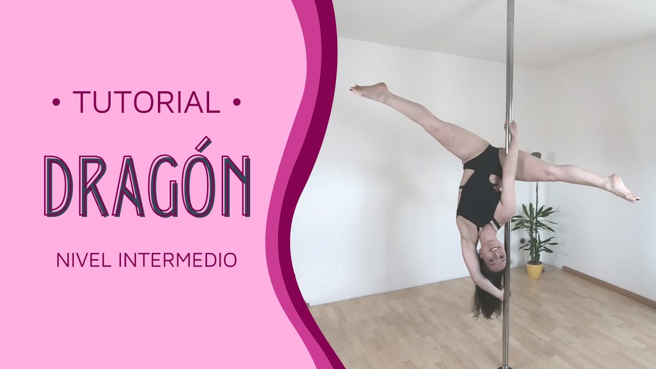 POLE DANCE tutorial: DRAGÓN / HANG GLIDER  (nivel intermedio, en español)