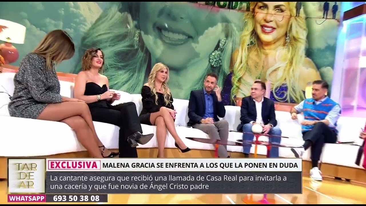 Malena Gracia, invitada a cacería real
