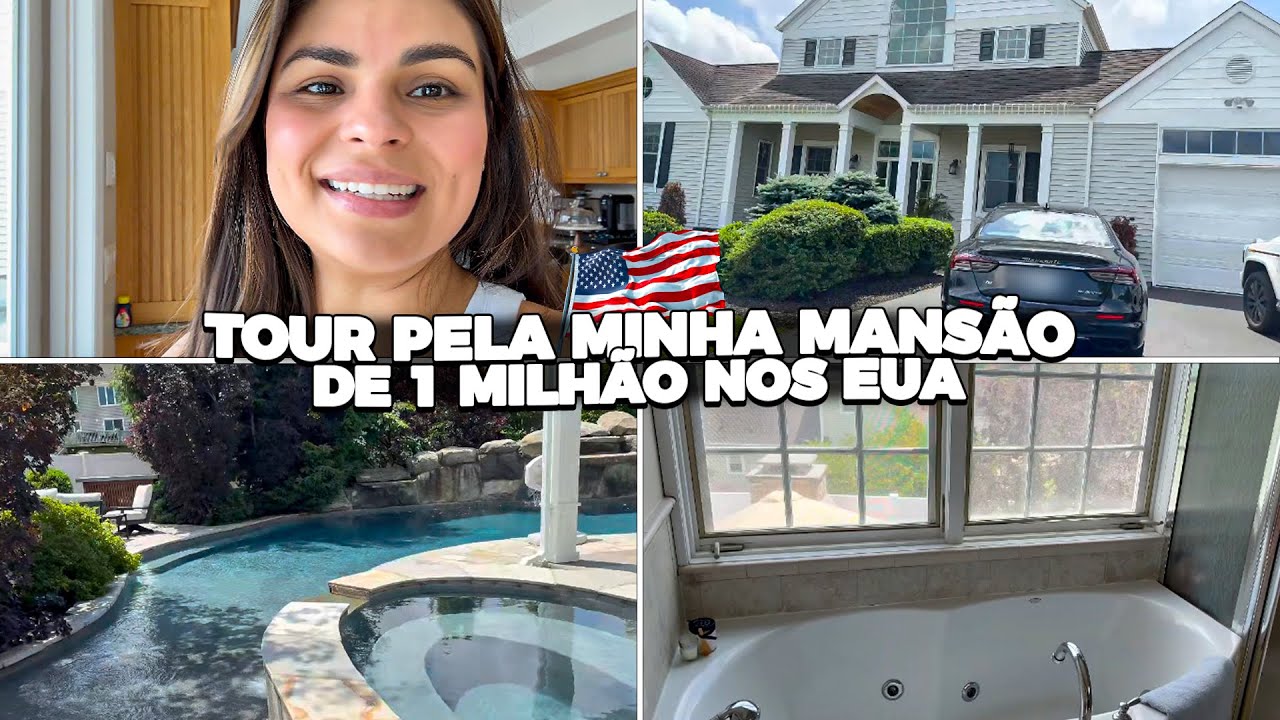 MINHA CASA DE 1 MILH&Atilde;O DE D&Oacute;LARES NOS EUA: TOUR COMPLETO!
