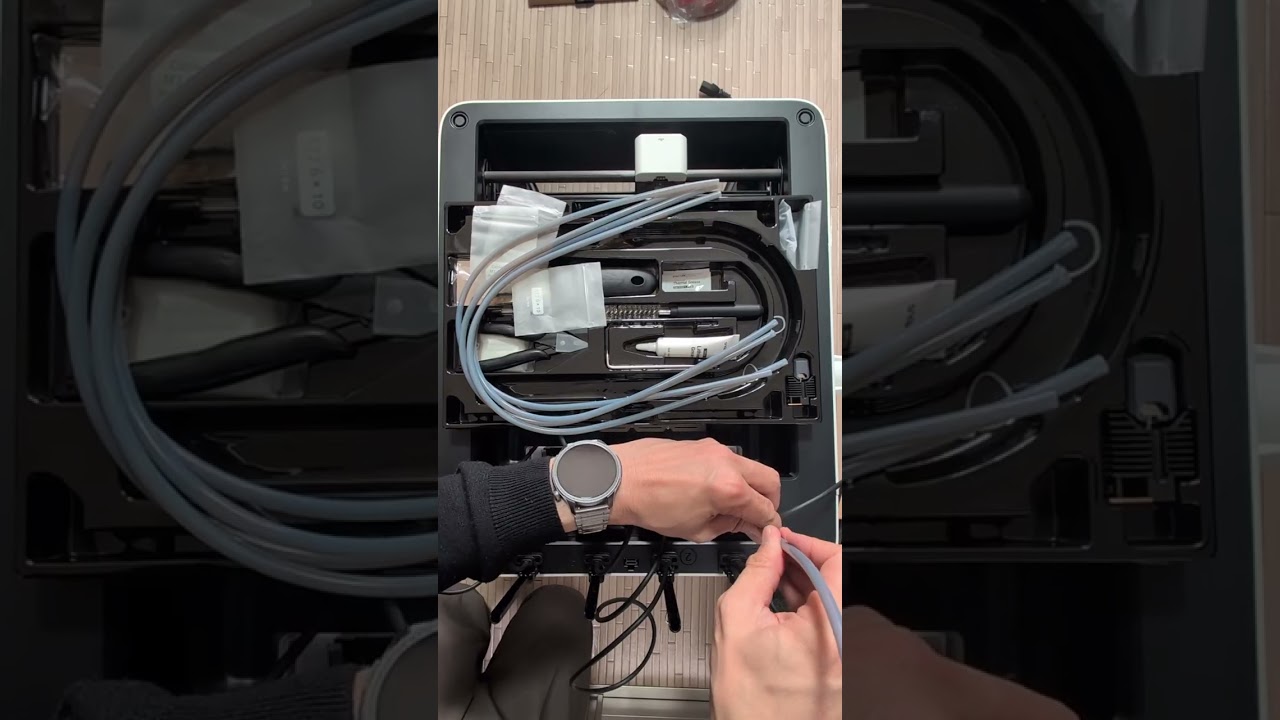 Snapmaker U1 unboxing, start & modeling , machine sound