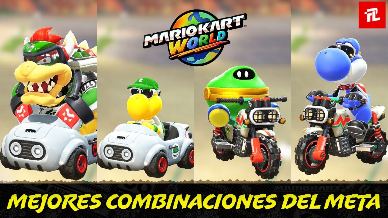 🏆 Las MEJORES Combinaciones y personajes en Mario Kart World