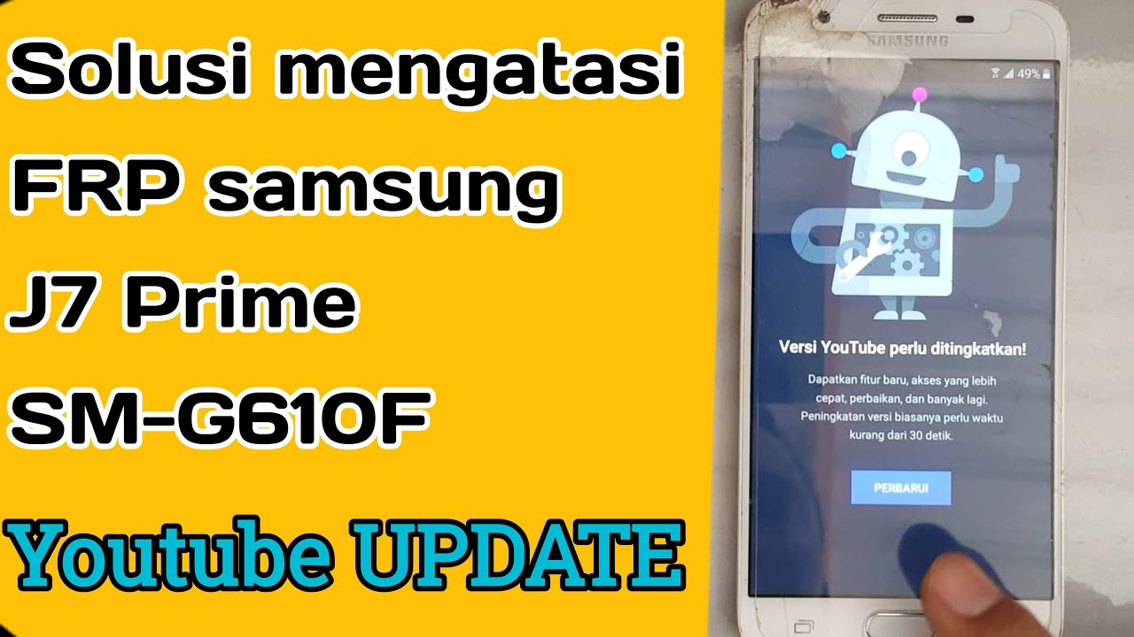 Bypass frp samsung j7 prime |samsung j7 prime lupa akun google