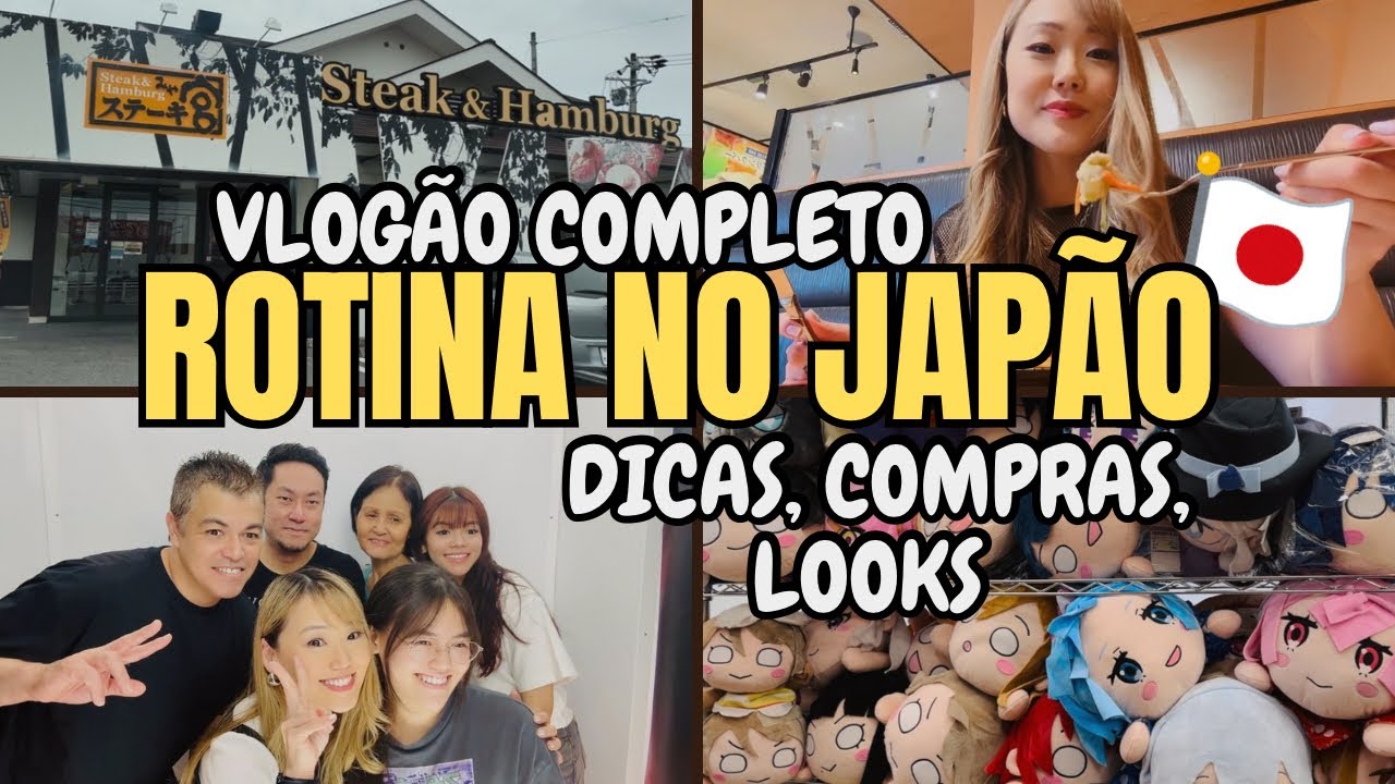 ROTINA COMPLETA NO JAPÃO🇯🇵| Dia dos namorados, compras, dicas e passeios🍱💕