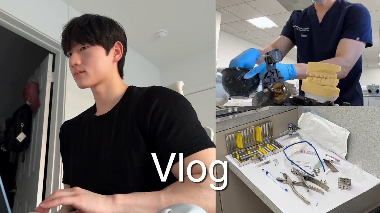 8AM everyday | dental student vlog 미국 치대생 브이로그 | urgent care rotation, week in my life [kor/eng]