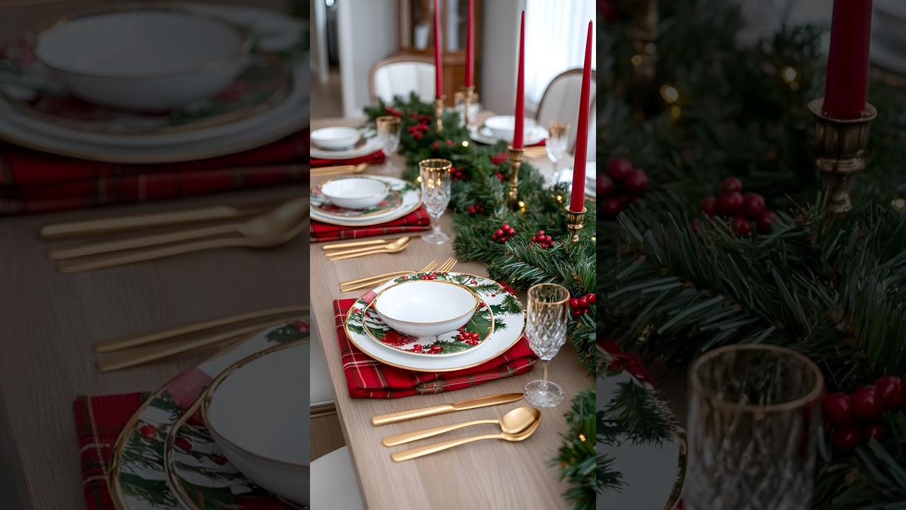 20 Elegant Christmas Dining Table Decor Ideas You Must See