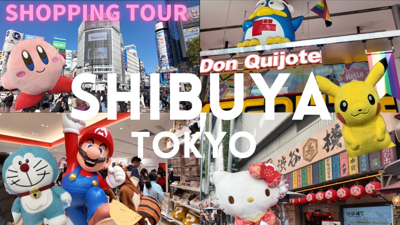 【Shibuya Tokyo】Shopping Tour 🛍️✨Tokyo’s Trendiest District🇯🇵 Mega Donki, PARCO, New DORAEMON Store!