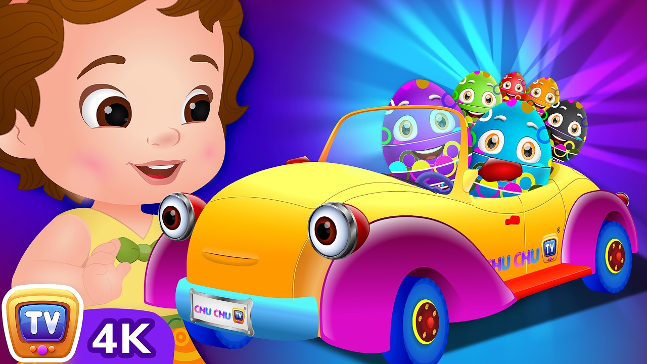Surprise Eggs Toys - Passenger Vehicles for Kids – Motor Cycle, Car & More | ChuChu TV #ChuChuTV100M