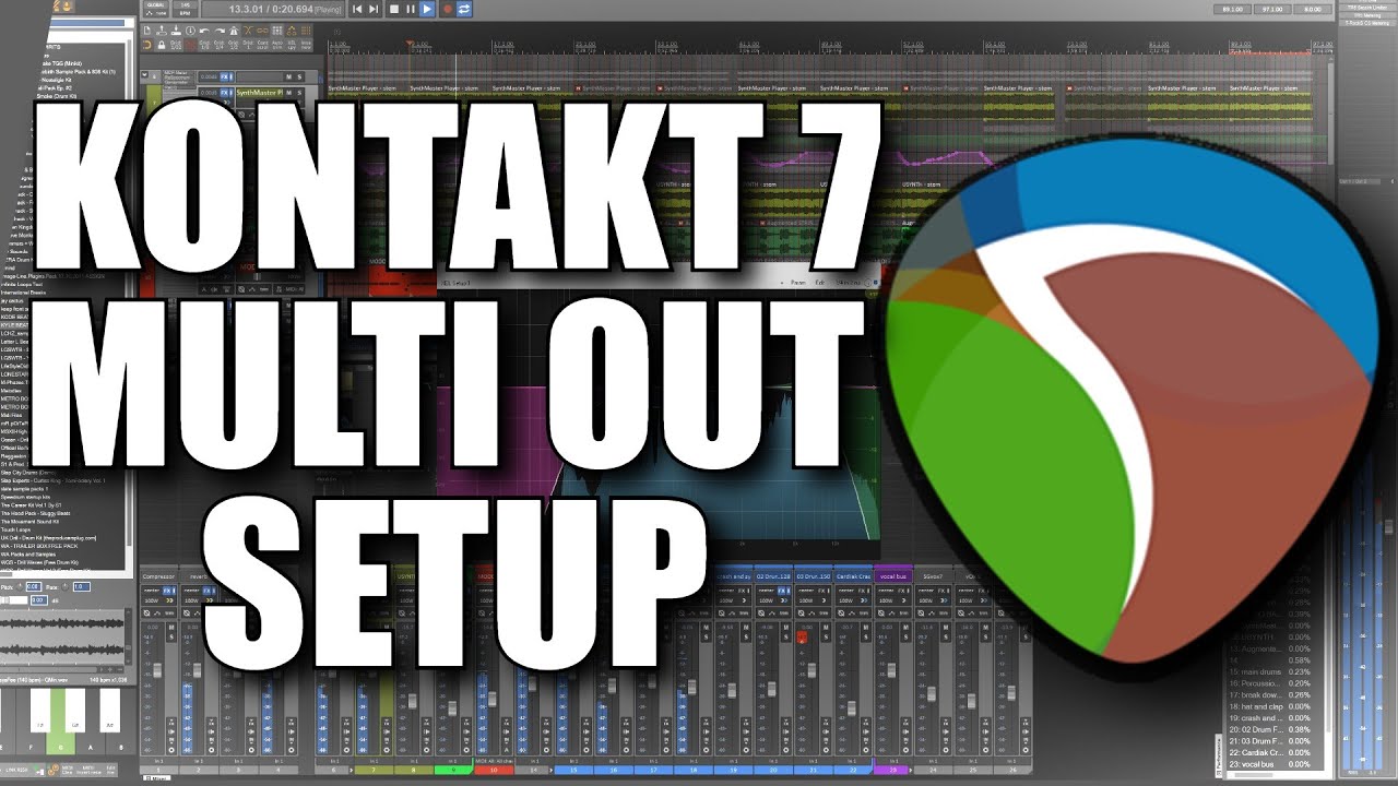 How To Setup Kontakt 7 Multi-Out In Reaper