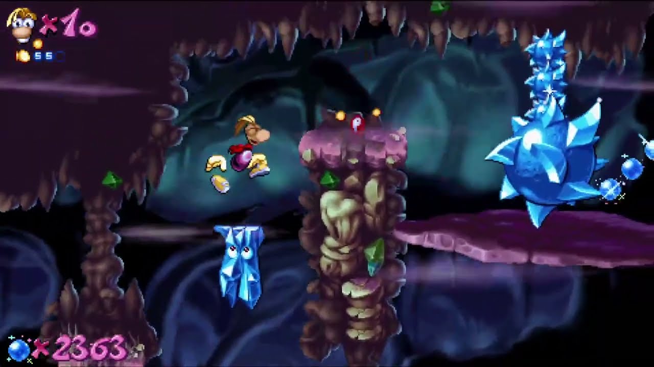 Rayman Redemption : Demise difficulty 100% completion 1 hp only. part 3