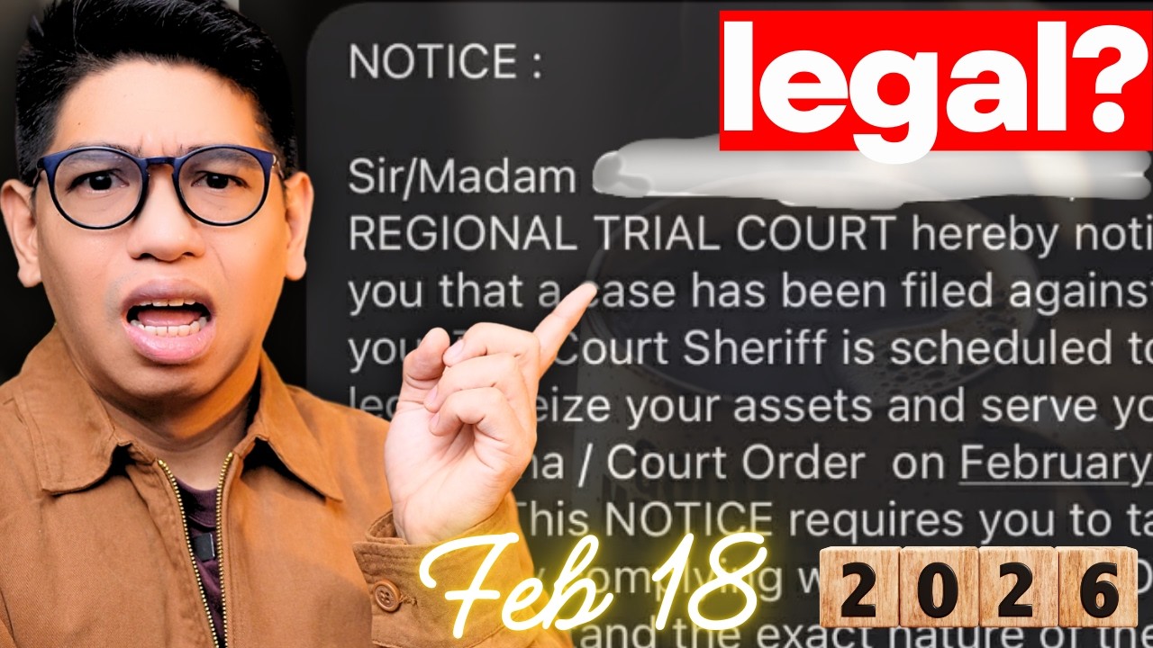 Good Morning! Text Galing Daw sa Regional Trial Court To Seize Assets - This is Unfair Collection!
