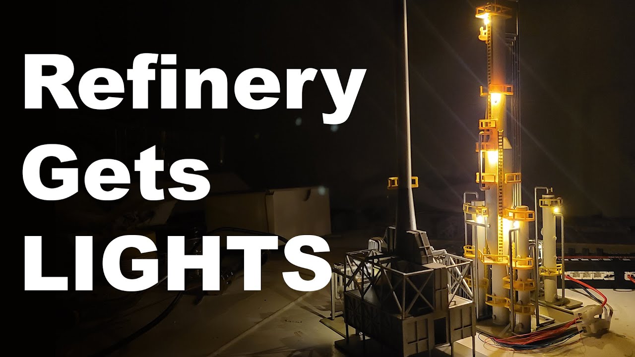 Oil Refinery REPAIR and LIGHTS installed