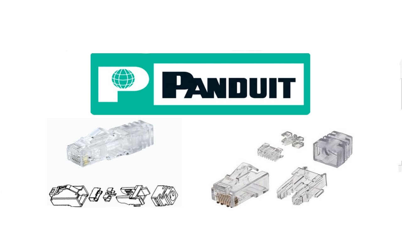 COMO PONCHAR PLUG RJ45 PANDUIT CAT6A (5 PIEZAS)