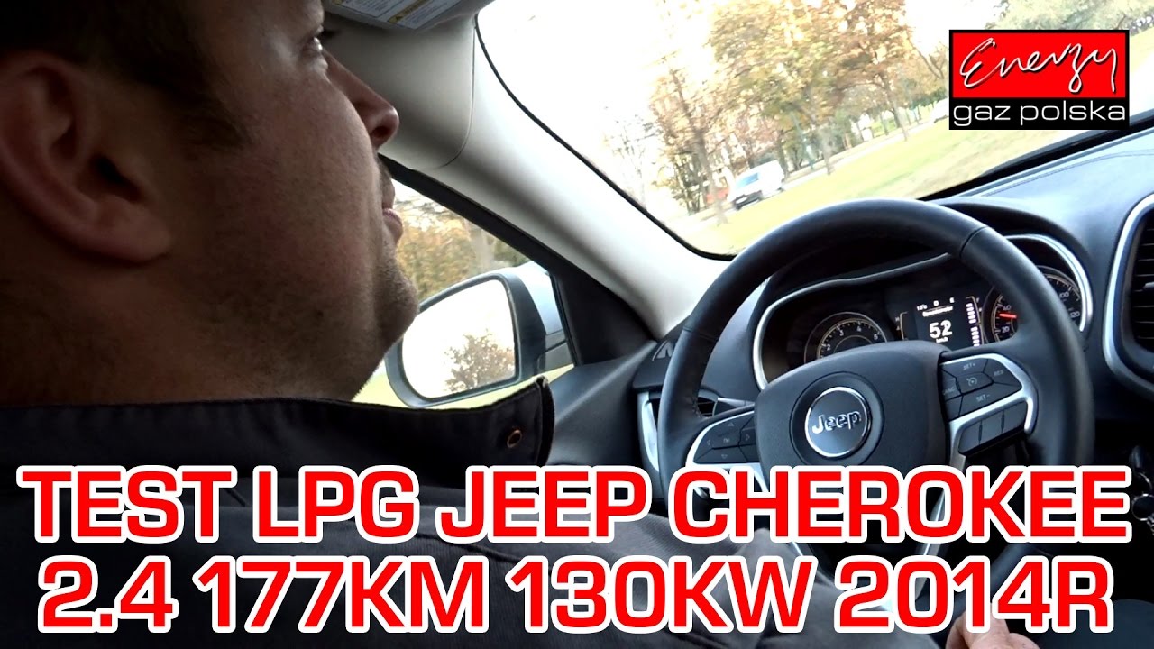 Jazda próbna testowa: Test LPG Jeep Cherokee z 2.4 177KM 2014r w Energy Gaz Polska na gaz BRC