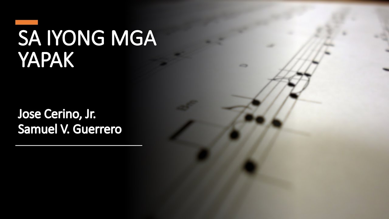 Sa Iyong Mga Yapak