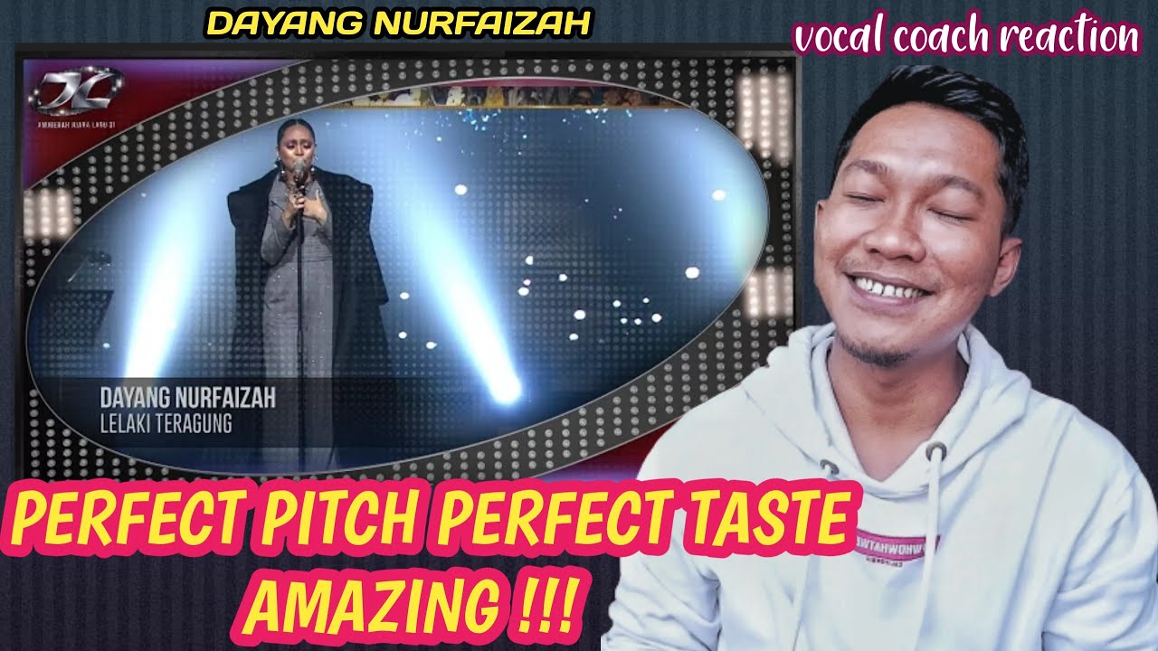 REACTION VOCAL COACH INDO :  Dayang Nurfaizah | Lelaki Teragung #AJL31