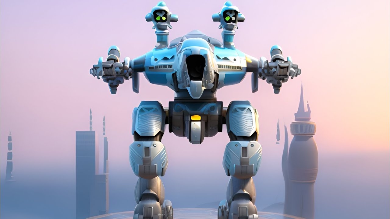 war robots, immortal raven winning ffa match with one robot #wr #warrobots